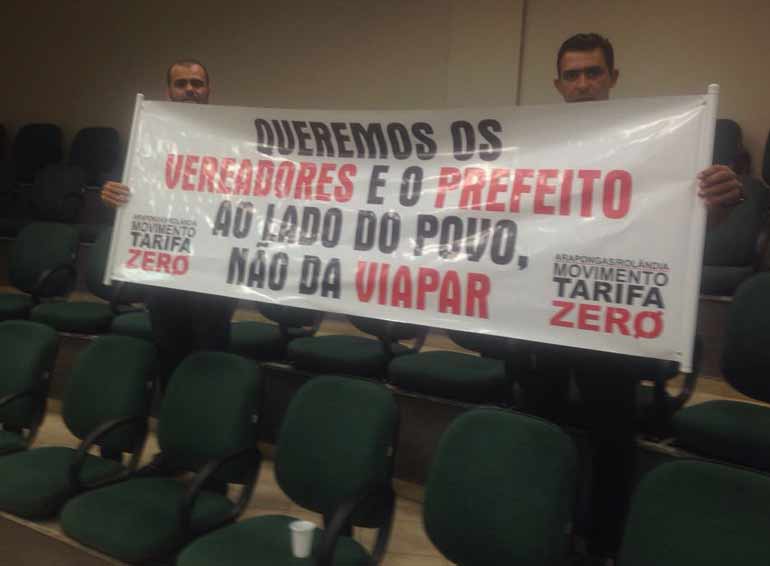 PERSISTÊNCIA: Tarifa Zero busca apoio de vereadores para pedágio gratuito