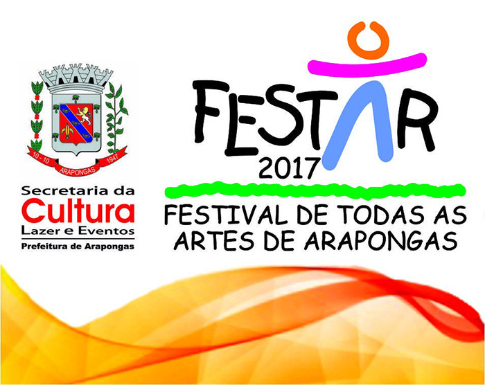 Em Arapongas, Secretaria de Cultura divulga programação do Festar 2017