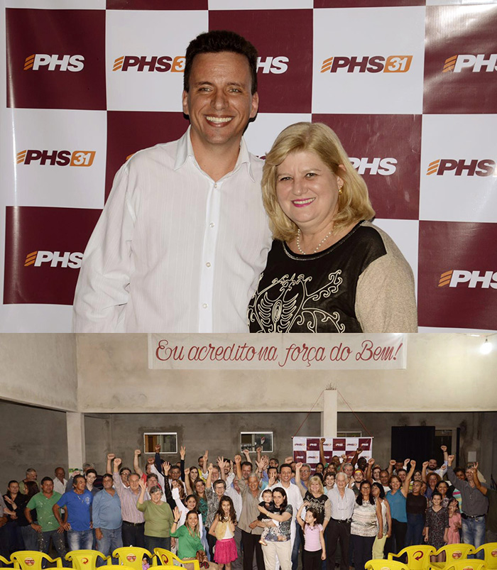 Convenção Supra Partidária PHS-PP-PTB é realizada em Bandeirantes e confirma Dr Eduardo e Adriane Castanho