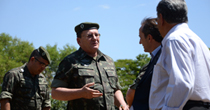 General do exército visita Bandeirantes