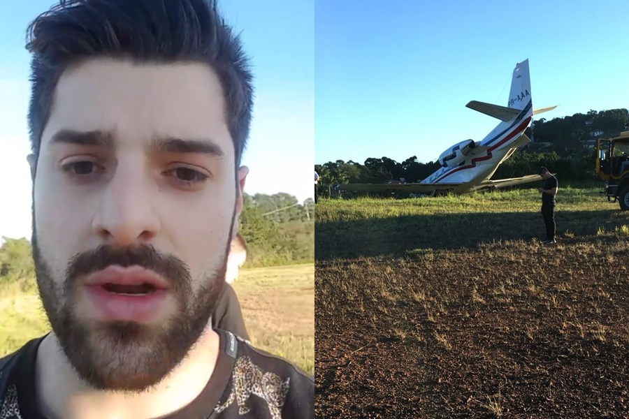 Avião do DJ Alok sai da pista durante decolagem em Minas Gerais