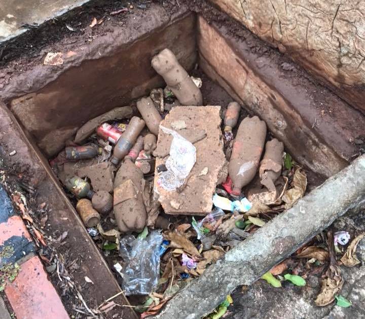 Objetos retirados dos bueiros revelam total falta de consciência da população procopense