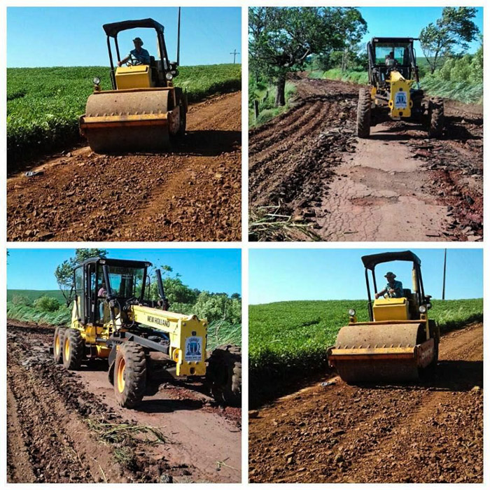 Safra Agrícola 2017: Prefeitura realiza trabalhos em estradas rurais para garantir colheita da safra 2016/2017