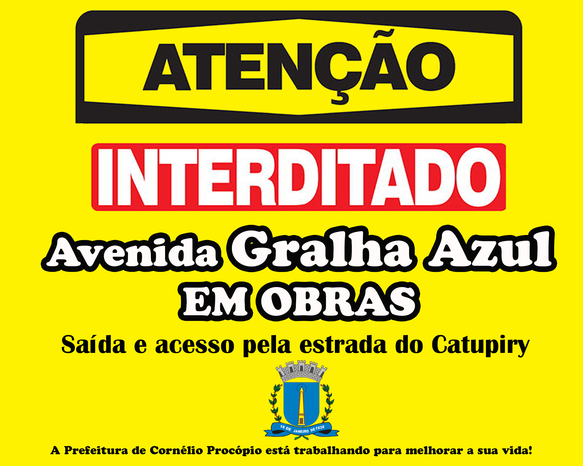 Prefeitura anuncia início de recape asfáltico na Avenida Gralha Azul