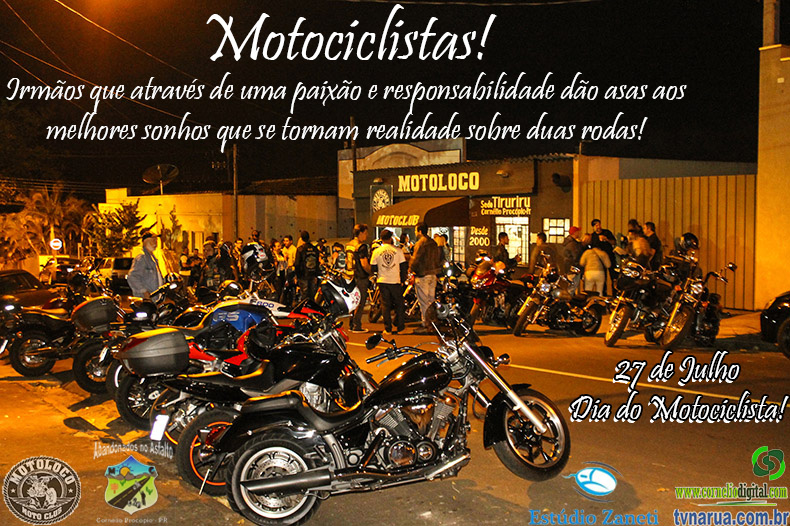 27 de Julho - Dia do Motociclista