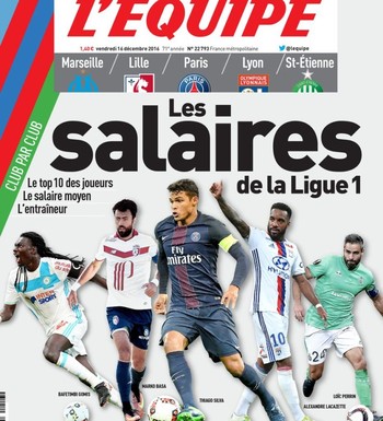 PSG domina lista de maiores salários da França com Thiago Silva no topo