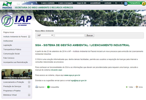 Paraná: indústrias vão poder solicitar licença ambiental pela internet