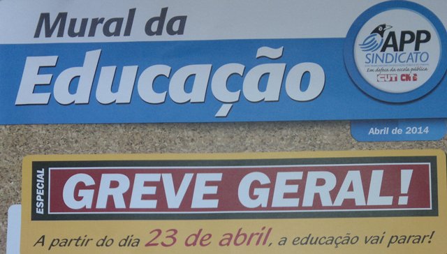 EDUCAÇÃO-Assembleia aprova greve geral a partir do dia 23 de abril 