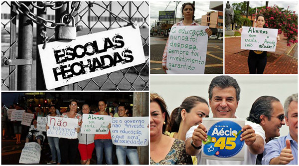 De volta das férias, Beto Richa manda fechar escolas no Paraná 