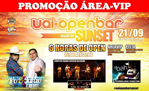 Uai Open Bar - Sunset - 21/09