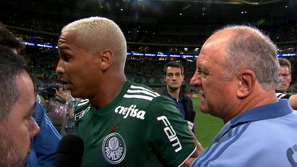Vídeo: Felipão interrompe entrevista de Deyverson, do Palmeiras, e dispara contra imprensa: "Vão para o inferno!"