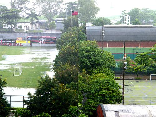 Vasco, Botafogo e Fluminense cancelam treinos. Flamengo vai encarar a chuva