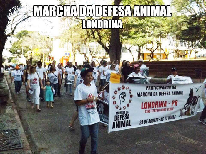 NESTE DOMINGO: Londrina terá marcha da defesa animal