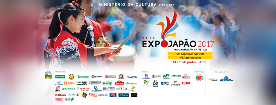 Expo Japão 2017 começa nesta quarta-feira (14)