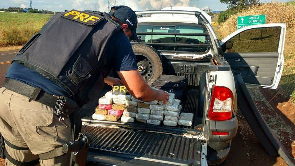 Polícia Rodoviária Federal apreende 30 Kg de Crack próximo a Bandeirantes