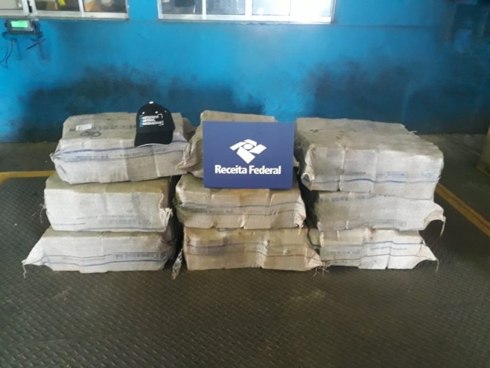 Receita confisca no Porto de Santos mais de 600 quilos de cocaína para exportação