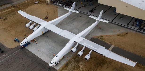 Fundador da Microsoft tenta colocar o maior avião do mundo no ar em 2018