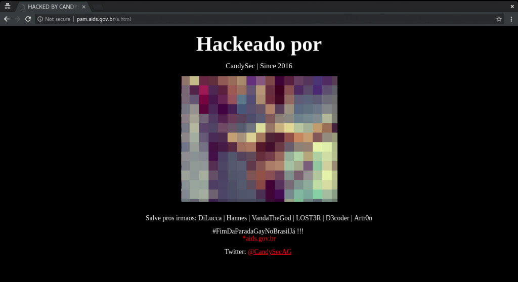 Hacker Invade Site do Governo e desfigura-o em protesto à Parada Gay