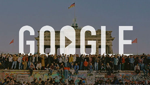 Google homenageia com vídeo os 25 anos da queda do Muro de Berlim