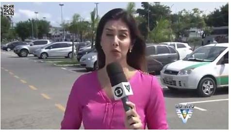Equipe da Globo é assaltada ao vivo durante reportagem no Guarujá