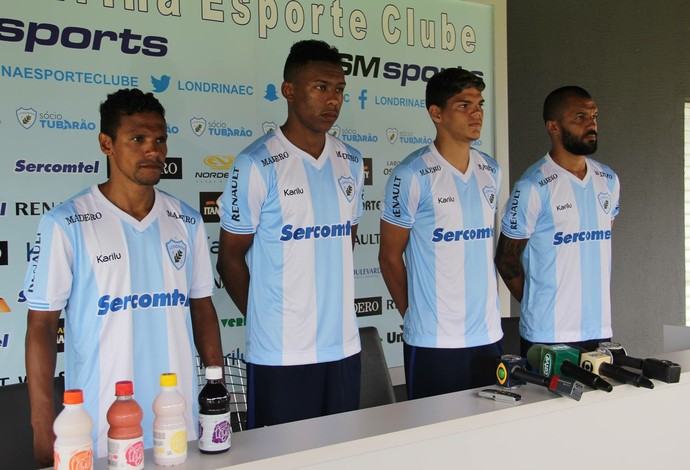 MAIS FORTE: Londrina apresenta quatro reforços para a próxima temporada