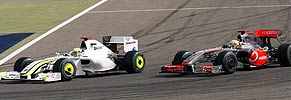 Button vence o GP do Bahrein e a 3Âª no ano; Rubinho acaba em 5Ã‚Âº