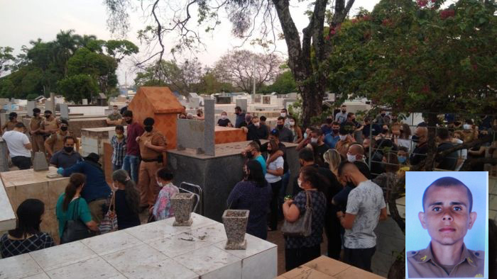 LUTO Policial militar assassinado na zona norte Ã© sepultado em Londrina
