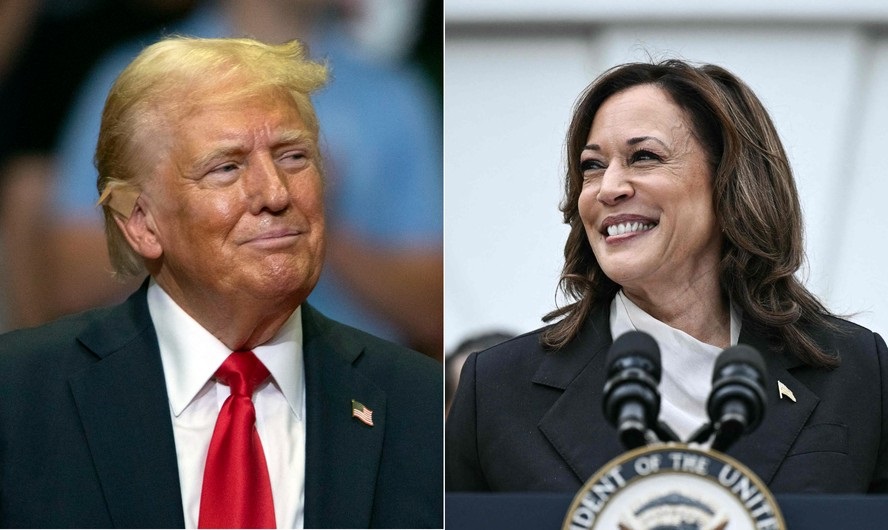 Novas pesquisas dão vantagem a Kamala sobre Trump em três estados-chave