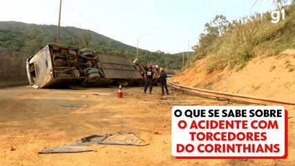 Ônibus com torcedores do Corinthians capota e deixa 7 mortos na Grande BH